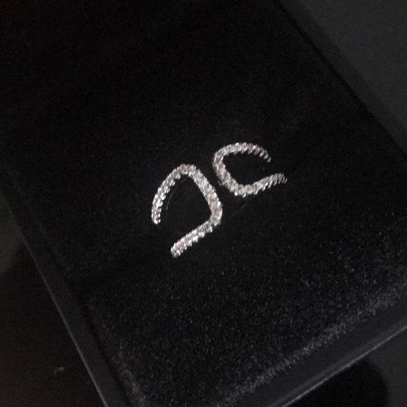 New .925 Sterling Silver open adjustable Ring - Picture 3 of 5